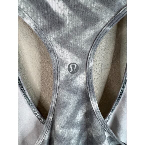 Lululemon Women's Chevron Cool Racerback Tank Top Blazer Fossil Gray Size - Picture 10 of 16